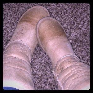 Old worn uggs
